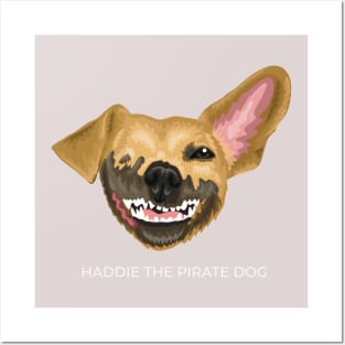 Haddie the Pirate Dog Posters and Art